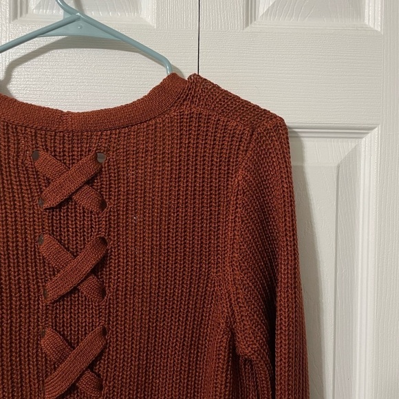 Pinque Women’s NWT Jamelya Braided Back Design High Low Open Cardigan Small - Picture 9 of 12